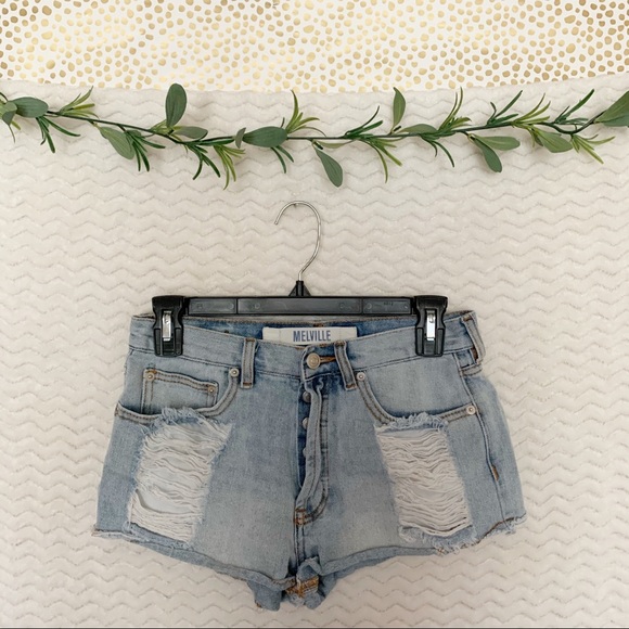 Brandy Melville Pants - Brandy Melville | Distressed Jean Shorts
